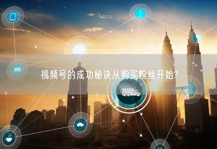 视频号的成功秘诀从购买粉丝开始?