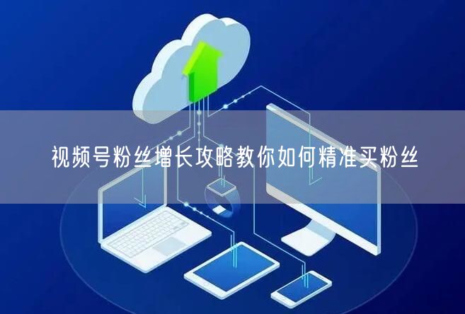 视频号粉丝增长攻略教你如何精准买粉丝